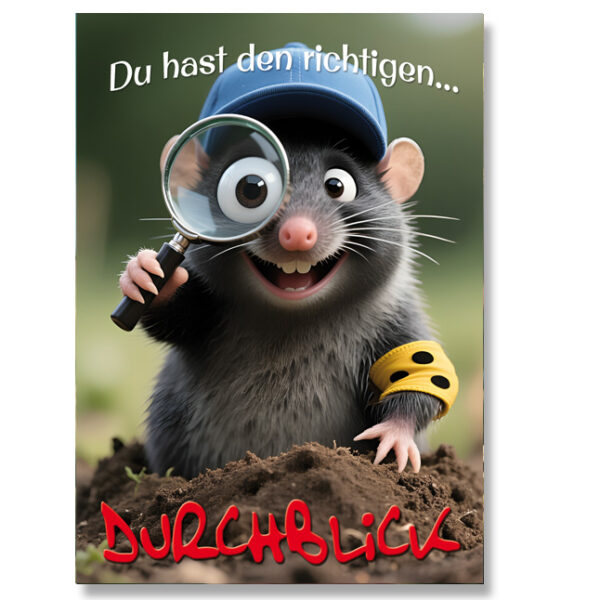 Postkarte - Du hast den richtigen Durchblick