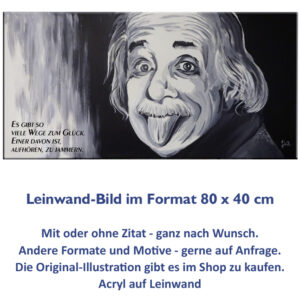 Leinwand Bild - Albert Einstein