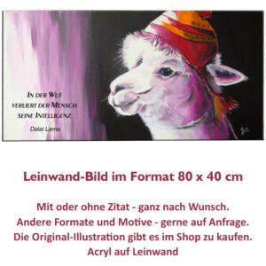 Leinwand Bild - Dalai Lama